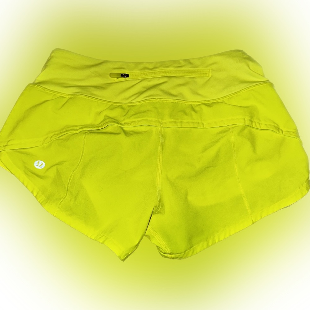 Speed Up Lime Green Lululemon Shorts S:0